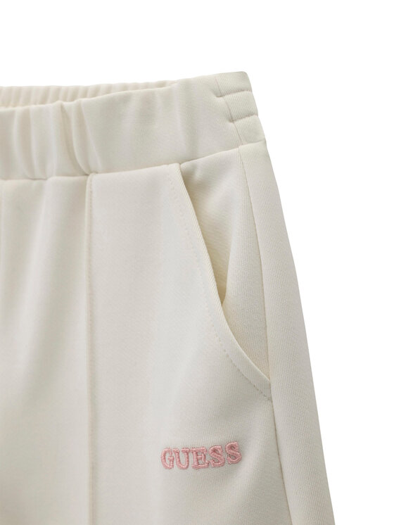 Guess Guess Спортивні штани J6BB16 K7269 Кремовий Wide Leg