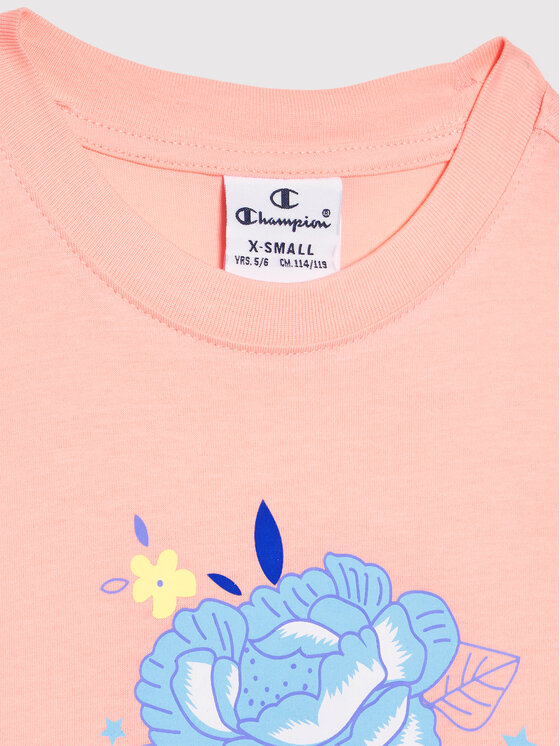 Champion Champion Set majica, sportske kratke hlače 404396 Ružičasta Custom Fit