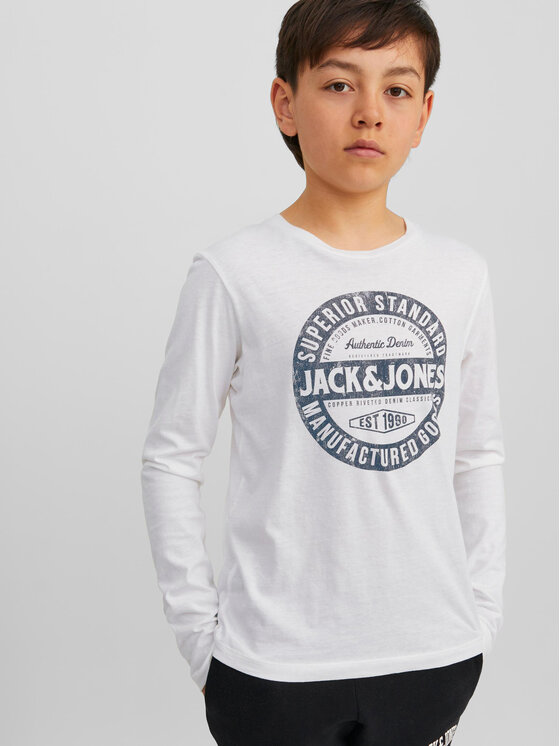 Jack&Jones Junior Jack&Jones Junior Μπλουζάκι 12237416 Λευκό Regular Fit