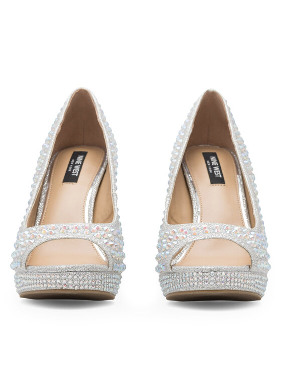 Nine West Nine West Štikle MAIRA SY8020-9NW Srebrna