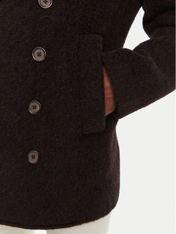 Dolce&Gabbana Dolce&Gabbana Cappotto di lana G038XT HUMR6 S8231 Marrone Regular Fit