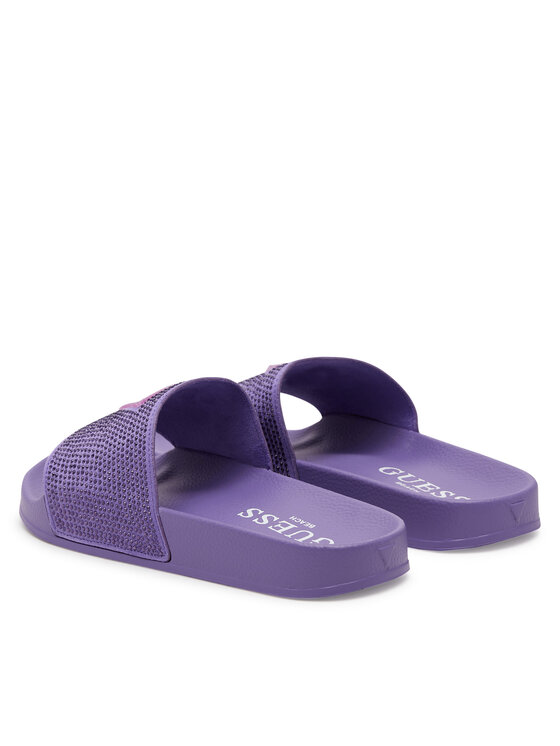 Guess Guess Klapki E4GZ25 BB00F Fioletowy
