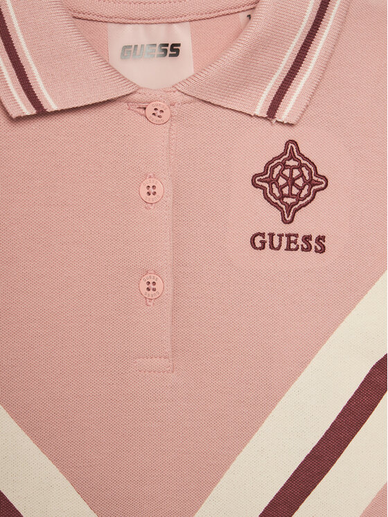 Guess Guess Rochie de zi J5RK45 KCOK1 Roz Regular Fit