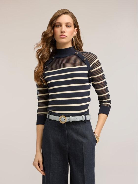 Motivi Motivi Maglione M127W003817N0S1 Blu Regular Fit