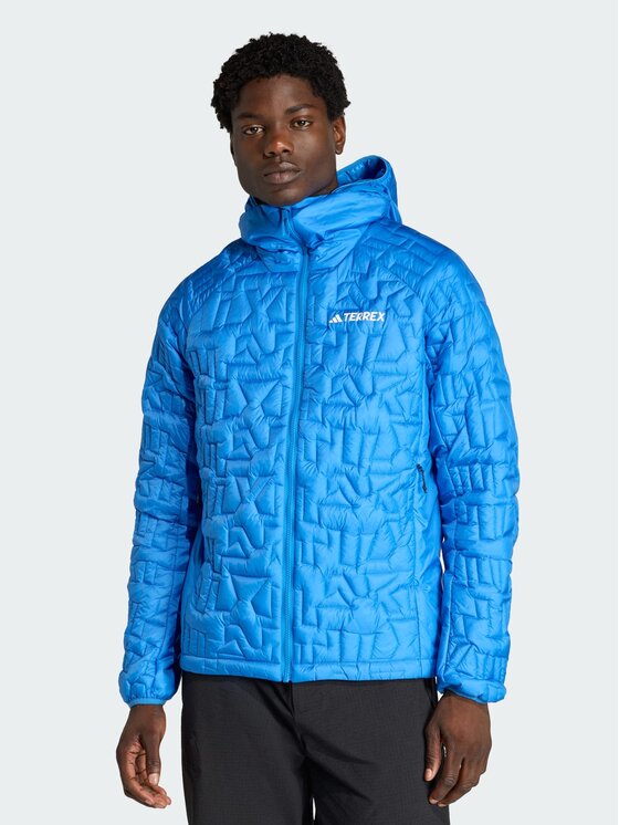 adidas adidas Kurtka outdoor 137071 Niebieski jasny Regular Fit