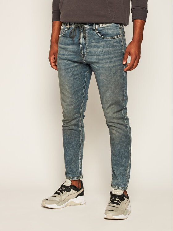 Pepe Jeans Jeansy Relaxed Fit Johnson PM204385 Granatowy Relaxed Fit Modivo.pl
