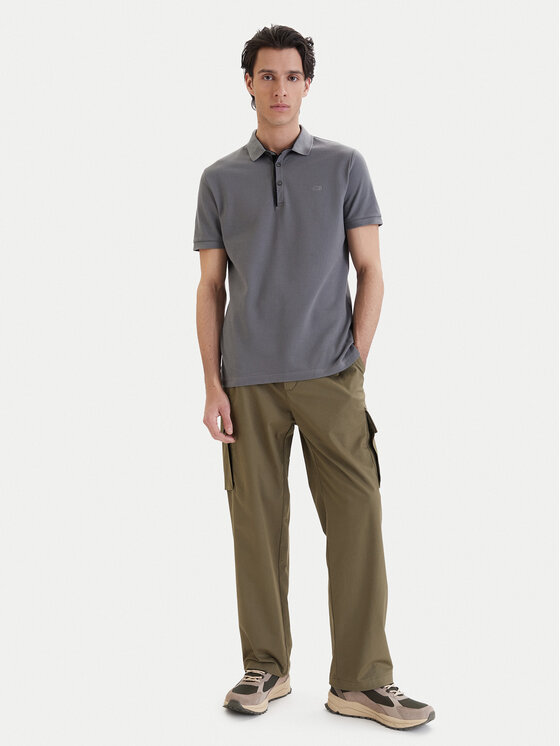 The North Face The North Face Poloshirt NF0A8C1N Grau Slim Fit