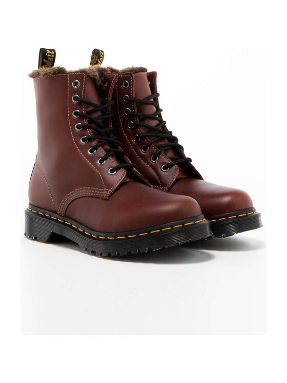 Dr. Martens Botki Dr.Martens 1460 DM27129203 Br zowy Modivo.pl