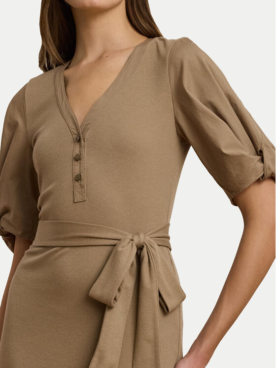 LAUREN RALPH LAUREN LAUREN RALPH LAUREN Rochie de zi 250964070002 Bej Slim Fit