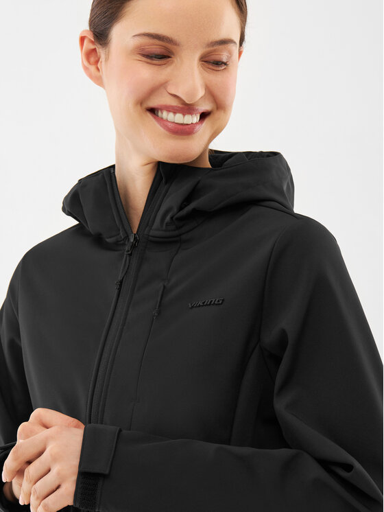 Viking Viking Kurtka outdoor Kerns Lady Czarny Regular Fit