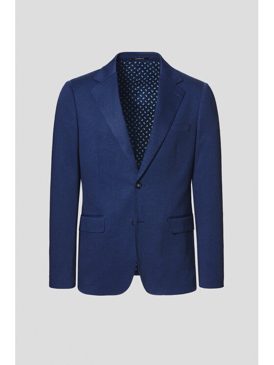 Lancerto Lancerto Marynarka Gonnesa MA131125000012 Granatowy Slim Fit