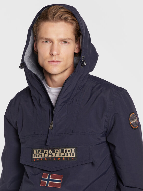 Napapijri Napapijri Geacă fără fermoar Rainforest Winter 3 NP0A4GMC Bleumarin Regular Fit