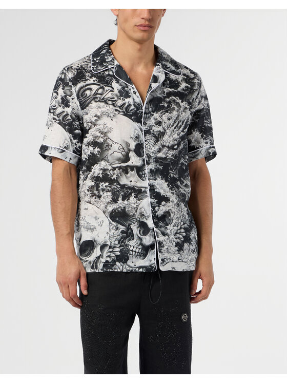 PHILIPP PLEIN PHILIPP PLEIN Koszula 29794 Czarny Regular Fit