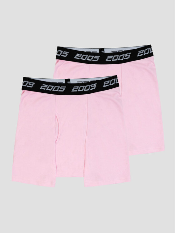 2005 2005 Bielizna dolna z nogawkami Signature Boxer Briefs Różowy