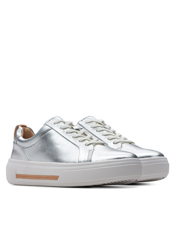 Clarks Clarks Sneakersy Hollyhock Walk 26176310 Strieborná