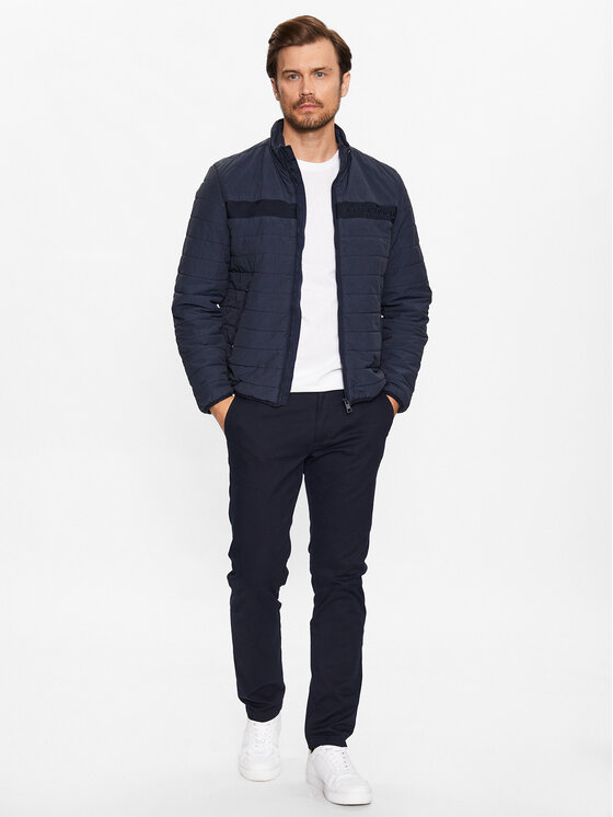 Tommy Hilfiger Tommy Hilfiger Prechodná bunda MW0MW31638 Tmavomodrá Regular Fit