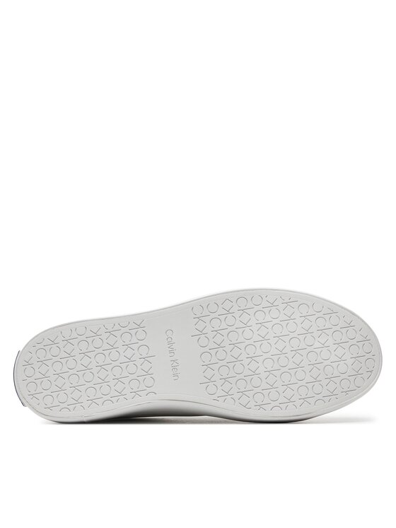 Calvin Klein Calvin Klein Снікерcи Vulcanized Lace Up Lth HW0HW02037 Білий