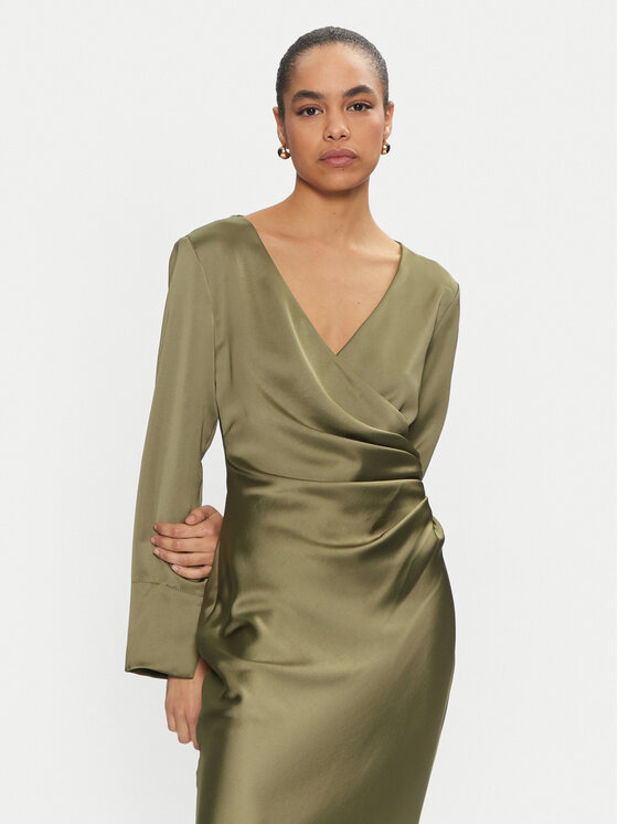 Imperial Imperial Cocktail obleka AFGSIBA Zelena Regular Fit