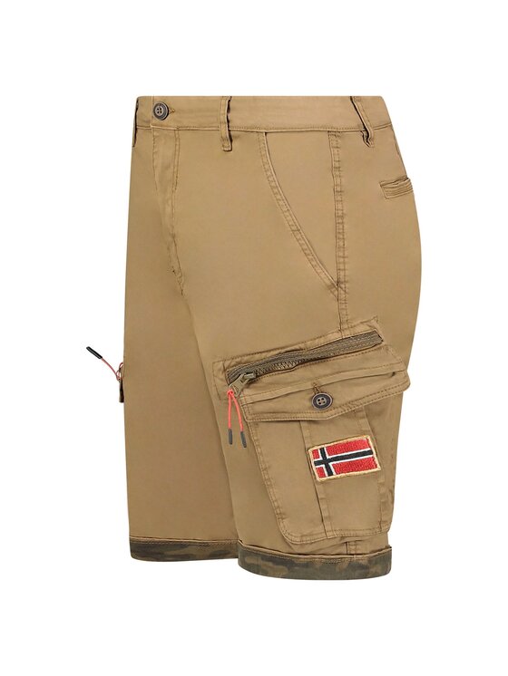 Geographical Norway Geographical Norway Bermudy SY1694H/GN-Kaki Khaki Regular Fit