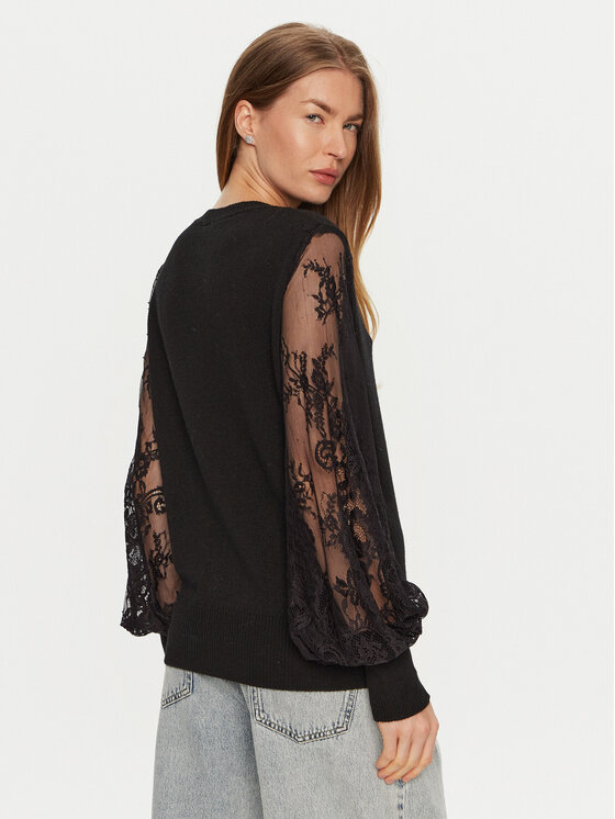ViCOLO ViCOLO Πουλόβερ 77064S Μαύρο Regular Fit