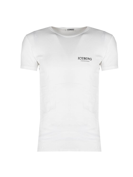 Iceberg Iceberg T-Shirt ICE1UTS01 Λευκό Slim Fit