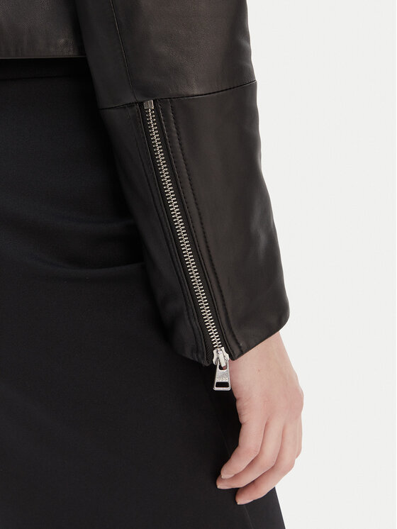 HUGO HUGO Prijelazna jakna Lasari 50555743 Crna Regular Fit
