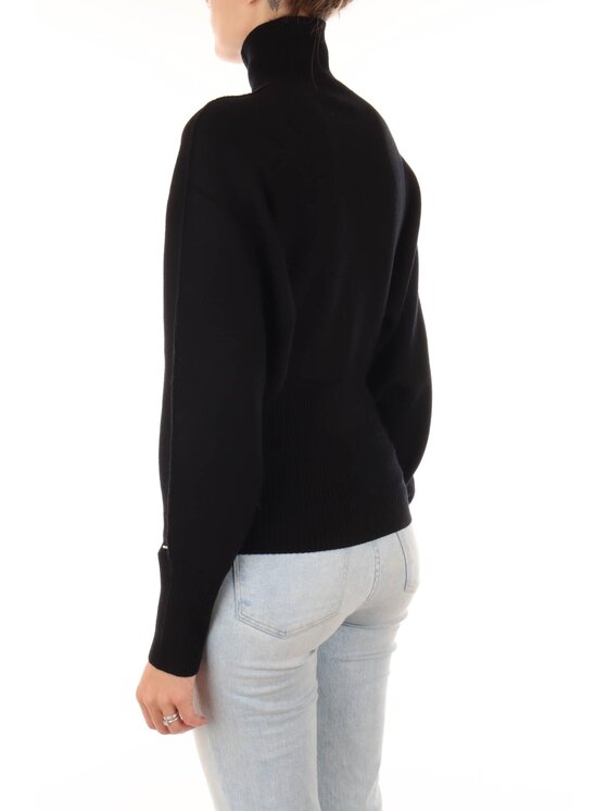 Calvin Klein Calvin Klein Sweter 40327_8707 Czarny Regular Fit