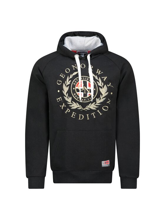 Geographical Norway Geographical Norway Bluza WZ3045H/GN-Black Czarny Regular Fit