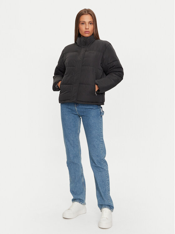 REPLAY REPLAY Télikabát W7808A.000.84466 Fekete Loose Fit