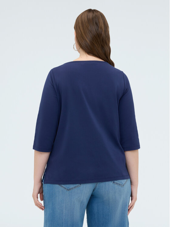Fiorella Rubino Fiorella Rubino T-shirt G08WL009105N034 Blu Regular Fit