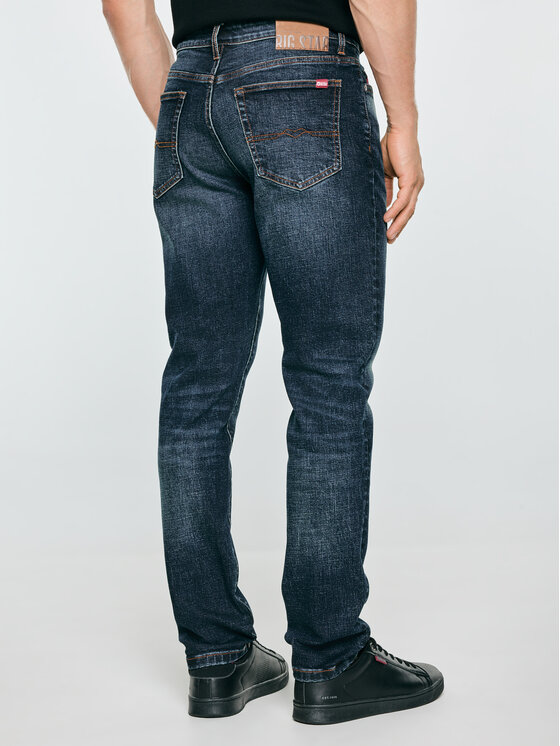 BIG STAR BIG STAR Jeansy HARPER Granatowy Tapered Fit