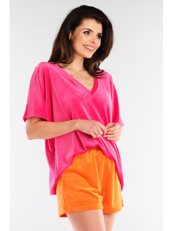 Awama Awama Szorty A418 Pomarańczowy Basic Fit