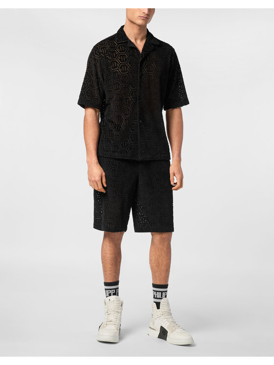 PHILIPP PLEIN PHILIPP PLEIN Košeľa 24349 Čierna Regular Fit