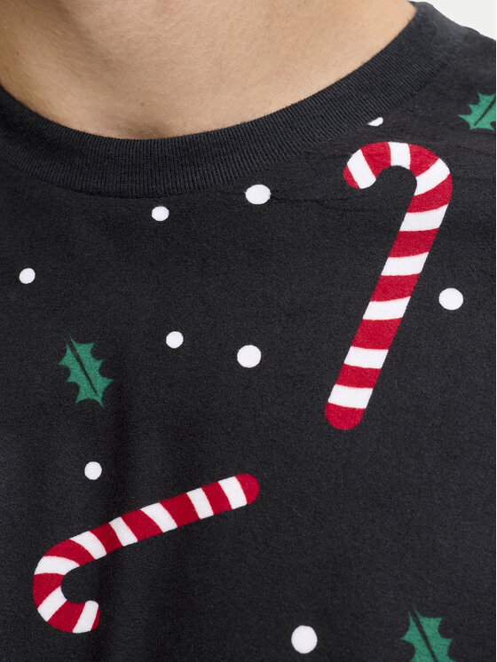 Jack & Jones Jack & Jones Піжама Tristan 12285375 Чорний Loose Fit