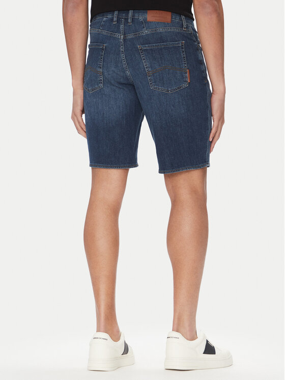 Armani Exchange Armani Exchange Jeans kratke hlače XM000073 AF13089 MB002 Mornarsko modra Slim Fit