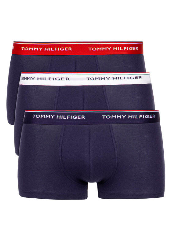 Tommy Hilfiger Set 3 perechi de boxeri 3P Lr Trunk 1U87903841 Bleumarin image10