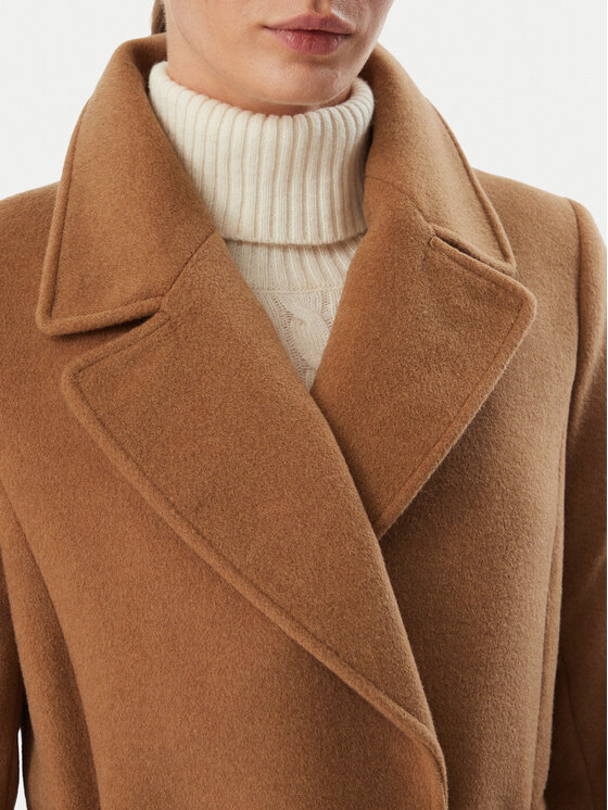 LAUREN RALPH LAUREN LAUREN RALPH LAUREN Vilnas mētelis 297962169007 Gaiši brūna Regular Fit
