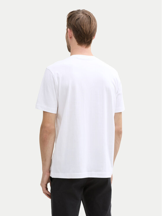Tom Tailor Tom Tailor T-Shirt 1045773 Biały Regular Fit