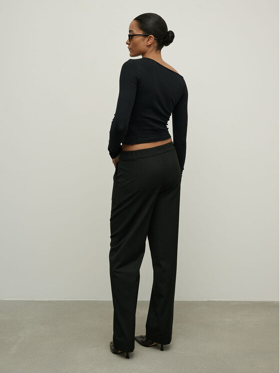 La Mania La Mania Pantalone da abito SKYLINE Nero Classic Fit