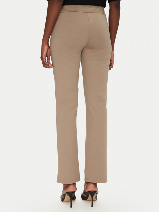 Fransa Fransa Штани з тканини 20615363 Бежевий Regular Fit