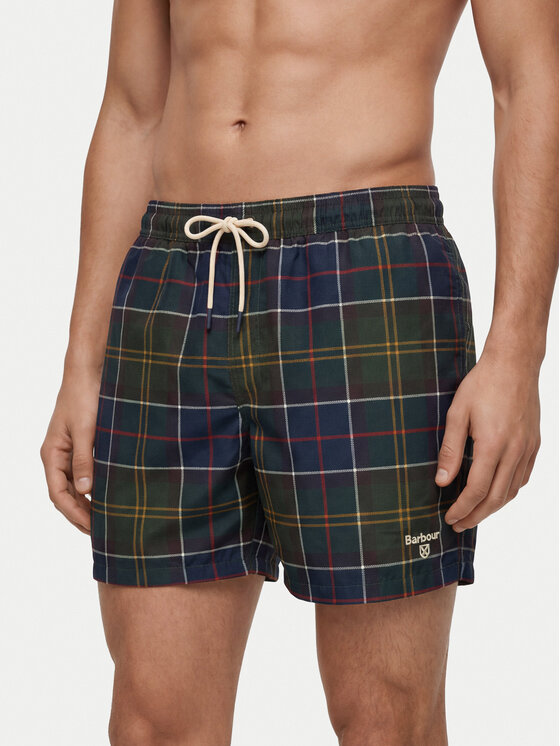 Barbour Barbour Plaukimo šortai Staple MSW0065TN11 Žalia Regular Fit