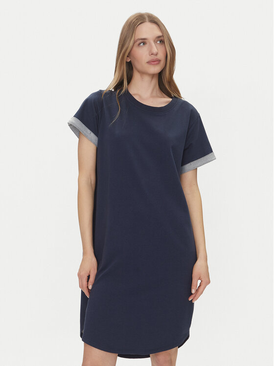 JDY Každodenné šaty Ivy 15174793 Tmavomodrá Regular Fit