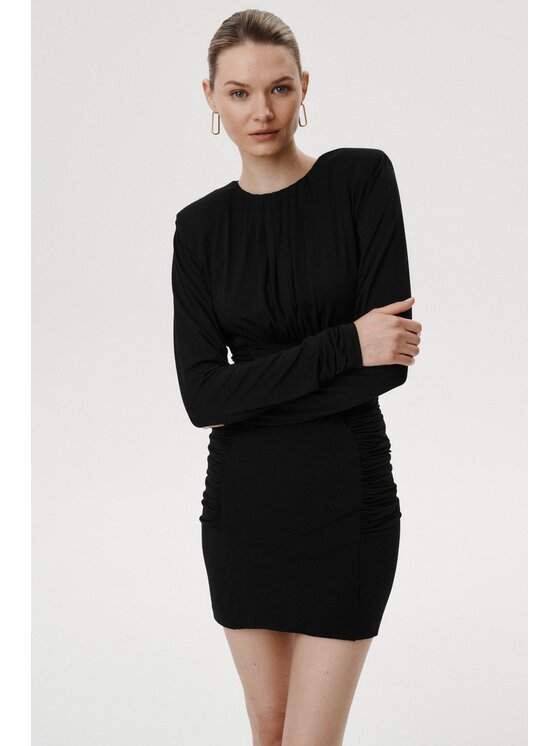 MARI PRETI MARI PRETI Abito da cocktail Voleta Nero Slim Fit