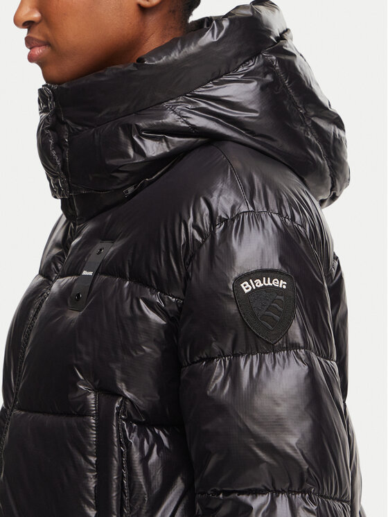Blauer Blauer Ziemas jaka Gloria 26WBLDC02071 Melns Regular Fit