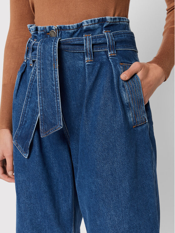 PINKO Pinko Τζιν Gracidio 1J111A A0A0 Μπλε Relaxed Fit
