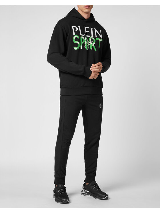 Plein Sport Plein Sport Bluza 8239 Czarny Regular Fit