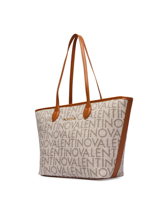 Valentino Valentino Τσάντα Logo VBSA1F02 Μπεζ