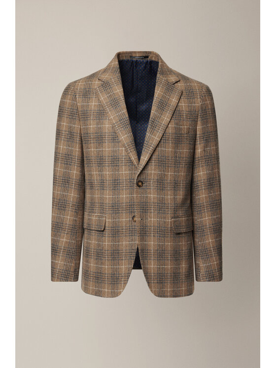 Lancerto Lancerto Marynarka Scanno MA131225000021 Beżowy Slim Fit