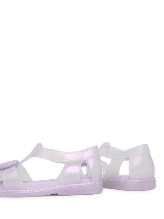 Melissa Melissa Sandali Mini Melissa Hip Heart Ballerina Bb 37783 Vijolična