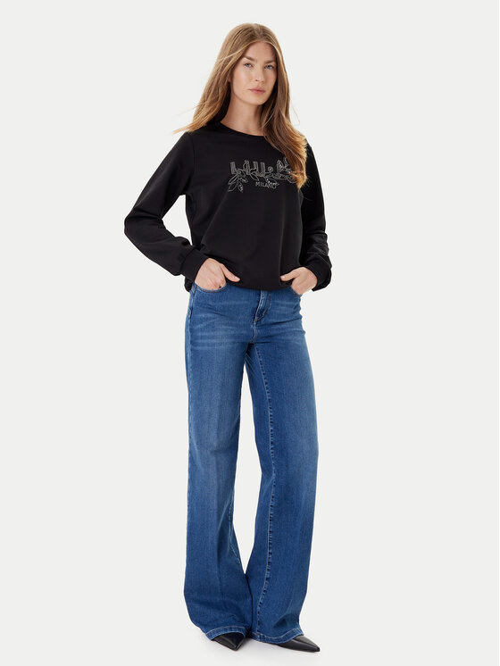 Liu Jo Sport Liu Jo Sport Μπλούζα TF5196 FS090 Μαύρο Regular Fit